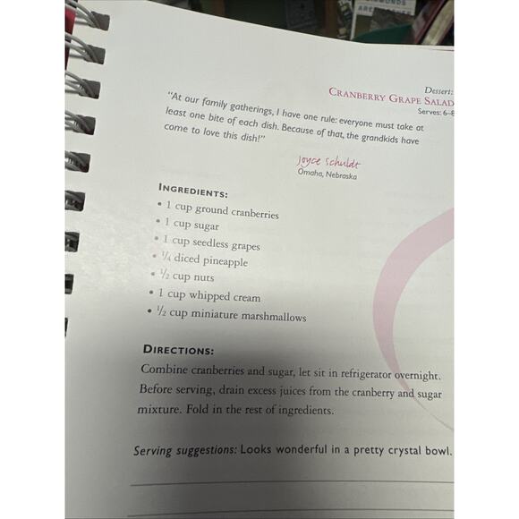 And Stirred with Love: Recipes and Reflections Shared by the Mary Kay Family NEW - Picture 5 of 6